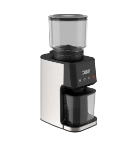 PSCG018 Professional tapered burr coffee grinder 51 gear adjustment powder mesh IMD Touch control Taper unburr electric coffee grinding bean bin 350g